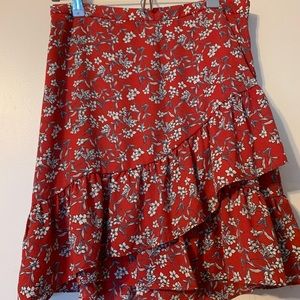 Banana Republic Ruffle Trim Skirt
